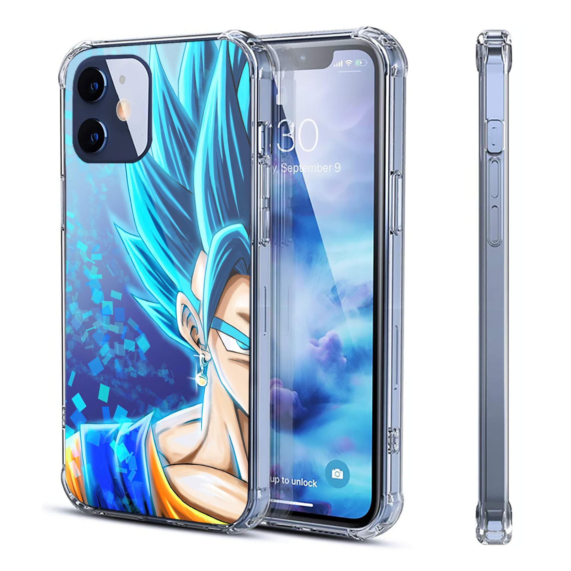 （画像用） ドラゴンボール DRAGON BALL 【iPhone 12シリーズ対応】透明スマホケース（クリアソフトケース）
